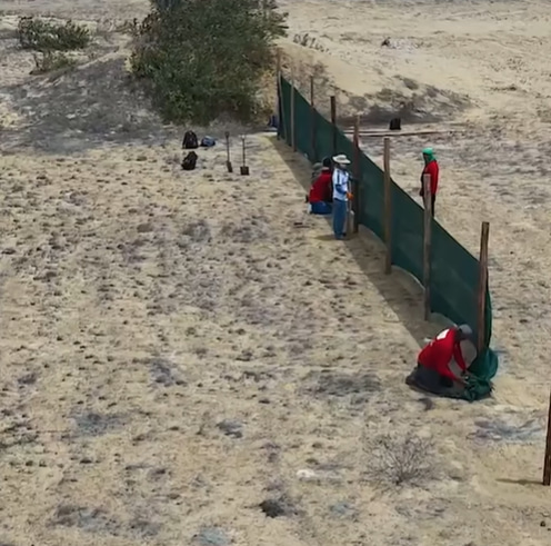 Estuvimos en el fundo iniciando trabajos para el proyecto La Casona.